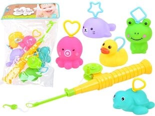 Kummist vannimänguasjad loomad Baby Toys, 5 tk price and information | Toys for babies | hansapost.ee