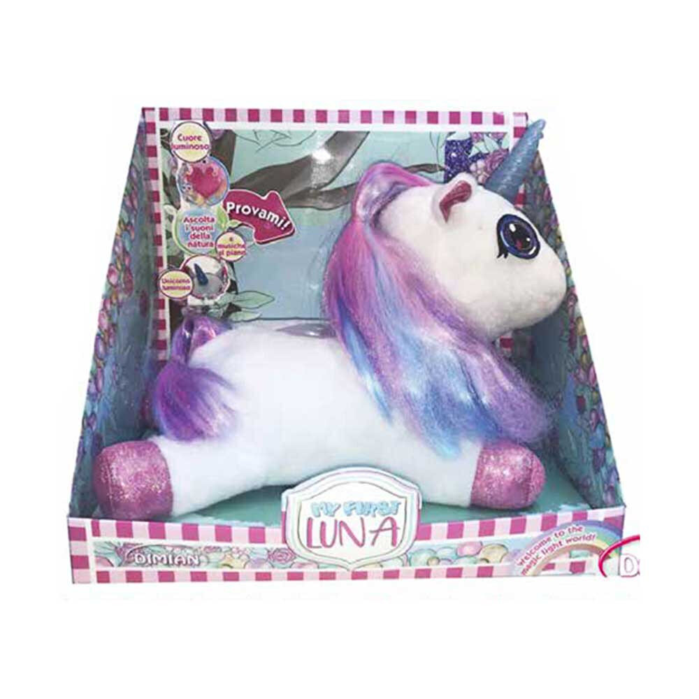 Pehme mänguasi Ükssarvik helide ja tuledega Bambolina minu esimene Luna, BD2020 цена и информация | Beebide mänguasjad | hansapost.ee