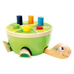 Puidust löömise mänguasi haamriga Bino Kilpkonn hind ja info | Bino Lastekaubad ja beebikaubad | hansapost.ee