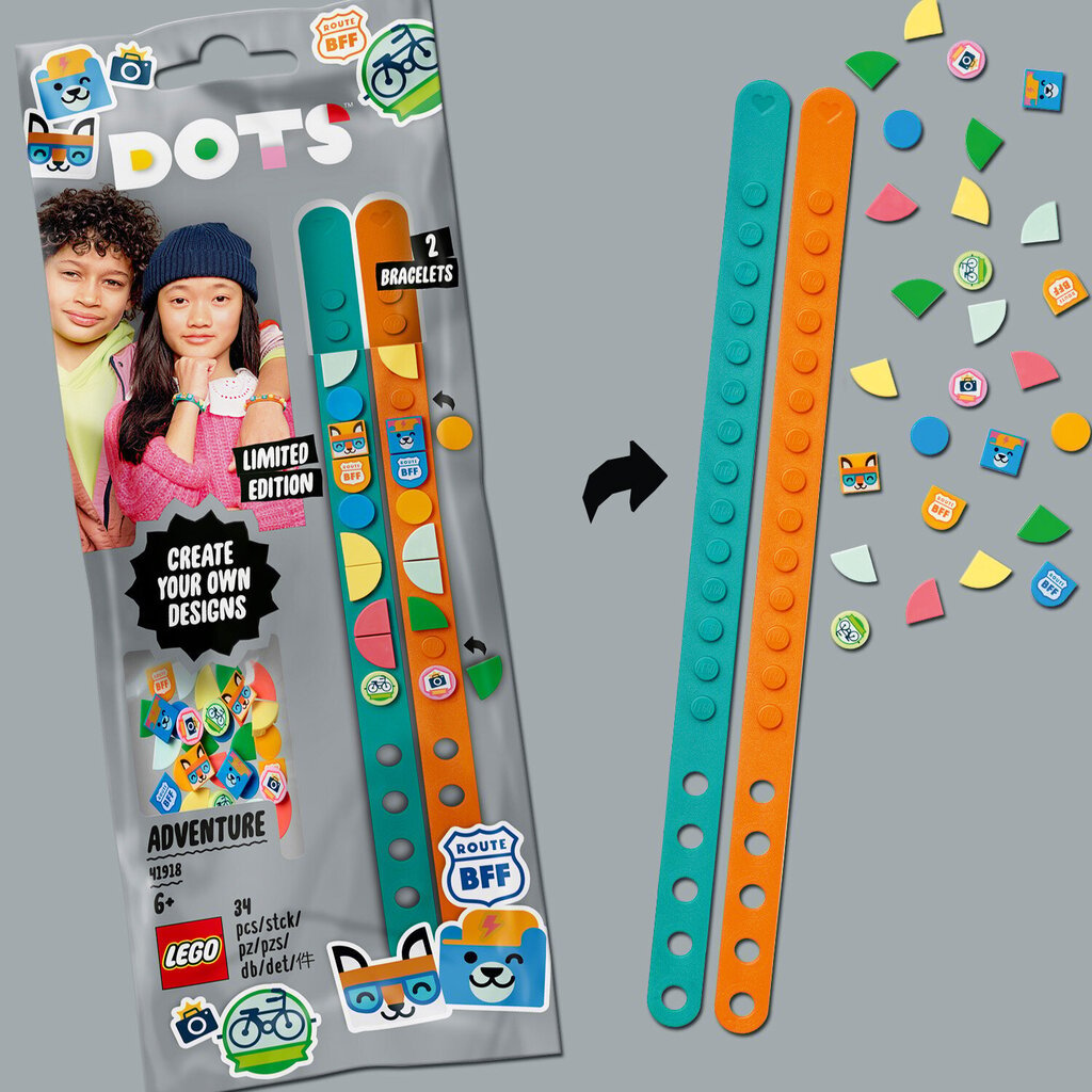 41918 LEGO® DOTS Seikluslikud käevõrud hind ja info | Arendavad laste mänguasjad | hansapost.ee