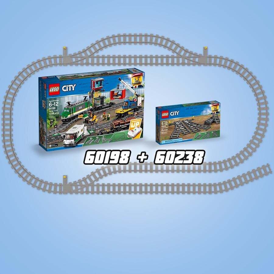 60238 LEGO® City Rööpavõllid цена и информация | Klotsid ja konstruktorid | hansapost.ee