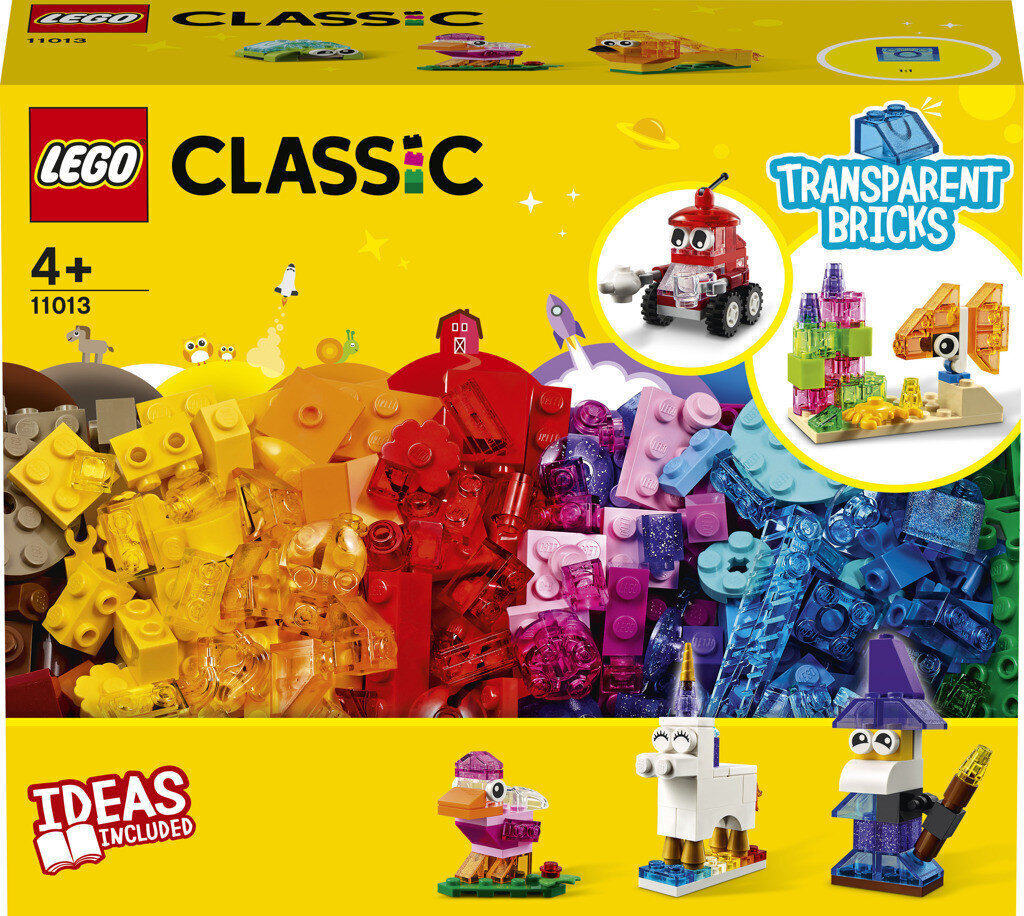 11013 LEGO® Classic Creative Läbipaistvad klotsid цена и информация | Klotsid ja konstruktorid | hansapost.ee