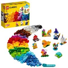 11013 LEGO® Classic Креативные прозрачные блоки цена и информация | Конструкторы и кубики | hansapost.ee