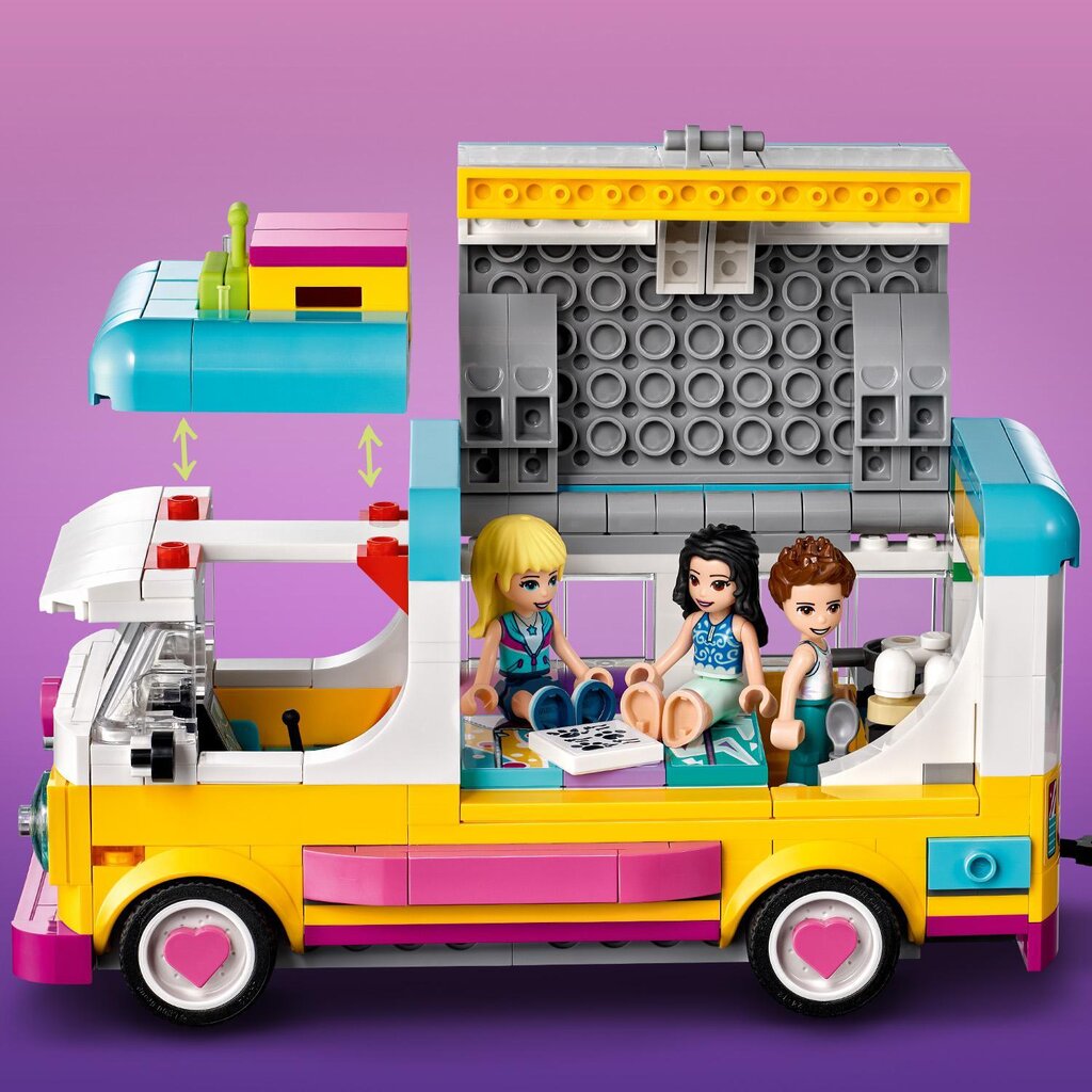 41681 LEGO® Friends Metsa matkaauto ja purjekas цена и информация | Klotsid ja konstruktorid | hansapost.ee