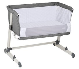 Манеж-кроватка Together BabyGo,  grey цена и информация | Манежи для детей | hansapost.ee
