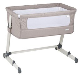 Манеж-кроватка Together Baby Go, beige цена и информация | Дорожные кроватки | hansapost.ee