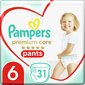 Püksmähkmed Pampers Premium Pants, Value Pack, 6 suurus, 31 tk цена и информация | Mähkmed, riidest mähkmed | hansapost.ee