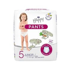 Подгузники-трусики Happy Pants Junior, 5. размер (11-18 кг), 22 шт. цена и информация | Подгузники | hansapost.ee