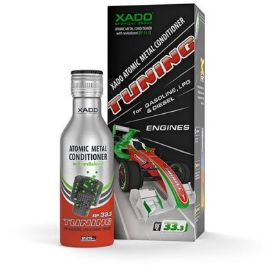 Atoomiline metalli konditsioneer XADO Tuning (komplekt: pudel 225 ml + ripats) hind ja info | Kütuselisandid ja õlilisandid | hansapost.ee