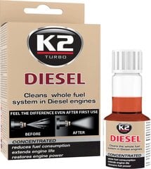 K2 Diisli pihusti ja kütusesüsteemi puhastusvahend, 50 ml price and information | Fuel additives and oil additives | hansapost.ee