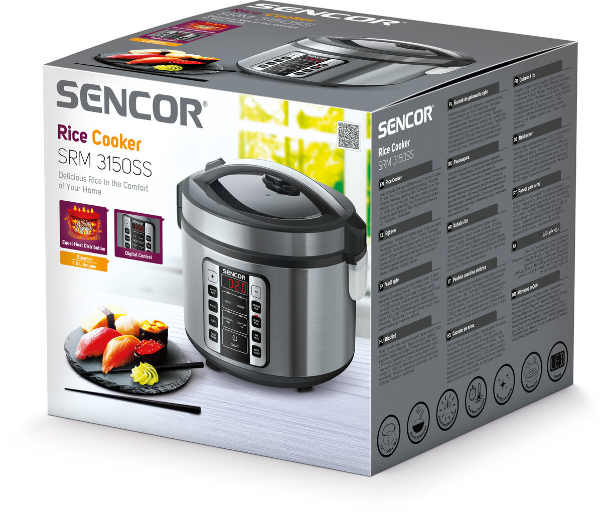 Sencor SRM3150SS цена и информация | Multikeetjad, survepotid | hansapost.ee