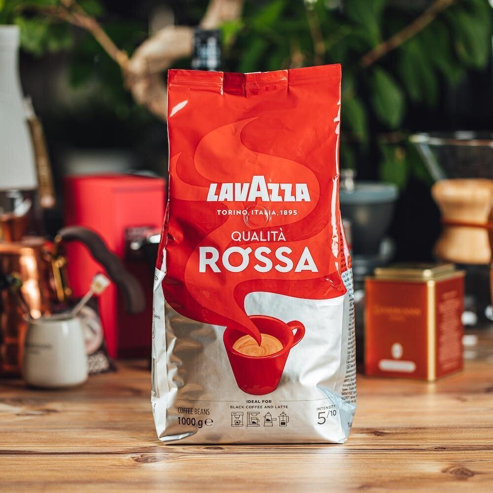 Kohvioad Lavazza QUALITA ROSSA, 1kg hind ja info | Kohv ja kakao | hansapost.ee