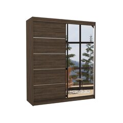 Шкаф ADRK Furniture Caro, коричневый цена и информация | Шкафы | hansapost.ee
