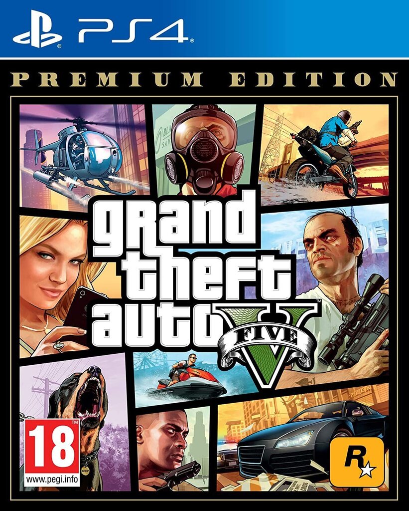 Grand Theft Auto 5 - Premium Edition (PS4) цена и информация | Konsooli- ja arvutimängud | hansapost.ee