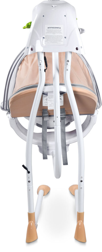 Kiik Caretero Bugies helidega, Beige hind ja info | Beebi lamamistoolid | hansapost.ee