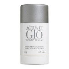 Giorgio Armani Acqua di Gio дезодорант-стик для мужчин 75 мл цена и информация | Мужская парфюмированная косметика | hansapost.ee