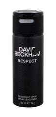 David Beckham Respect дезодорант для мужчин 150 мл цена и информация | Парфюмированная косметика для мужчин | hansapost.ee