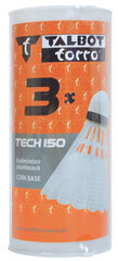 Воланы для бадминтона Talbot Torro TECH 150, 3 шт. цена и информация | TALBOT TORRO Ракеточный спорт | hansapost.ee