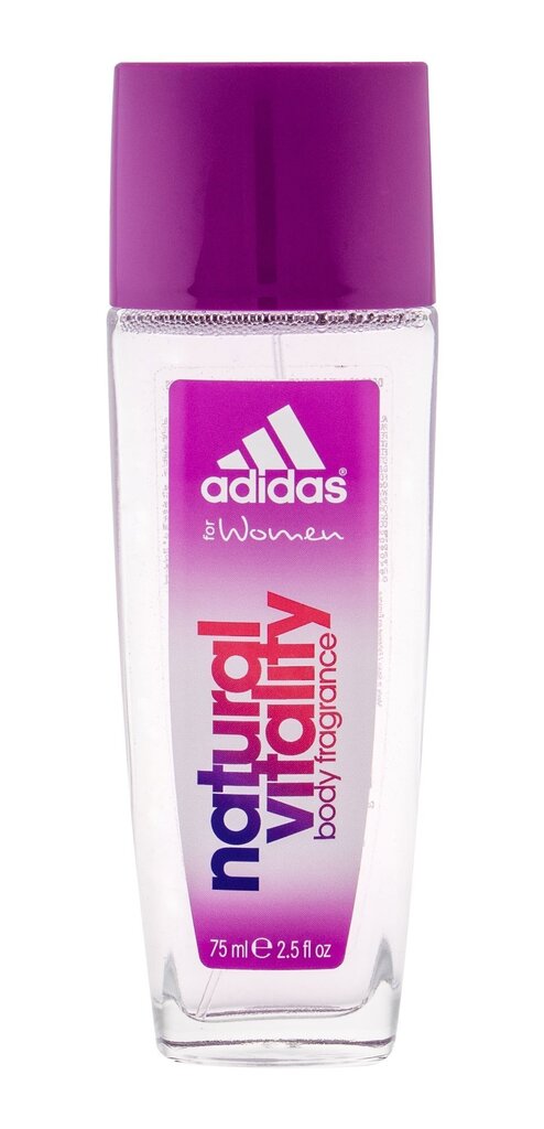 Spreideodorant Adidas Natural Vitality naistele 75 ml hind ja info | Dušigeelid ja deodorandid naistele | hansapost.ee