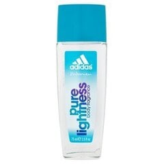 Дезодорант Adidas Pure Lightness для женщин 75 мл цена и информация | Женская парфюмированная косметика | hansapost.ee