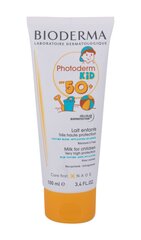 <p>Солнцезащитный крем для детей с очень высокой степенью защиты SPF 50+/UVA 39, который обеспечивает оптимальную защиту от УФ-излучения в сочетании с усиленной внутренней биологической защитой. Благодаря эксклюзивному сочетанию дерматологических фильтров анти-UVA/анти-UVB Photoderm KID обеспечивает оптимальную защиту от УФ-излучения в сочетании с внутренней биологической защитой - запатентованным комплексом CELLULAR BIOPROTECTION®. Он активирует естественную защиту и защищает ДНК клетки от повреждений, вызванных УФ-излучением. Гипоаллергенный, без парабенов, октокрилена и ароматизаторов.</p>
 цена и информация | Кремы от загара | hansapost.ee