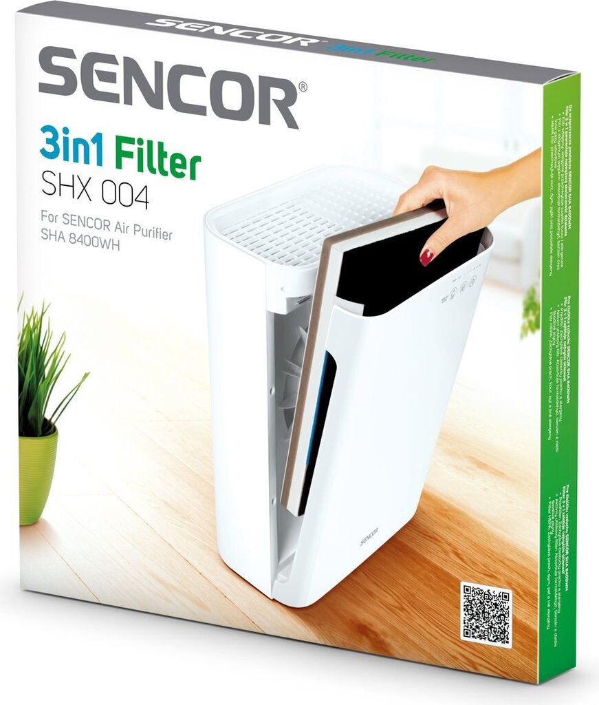 Filter SHX004 õhupuhastajale SHA 8400WH Sencor цена и информация | Ventilatsiooni- ja küttetarvikud | hansapost.ee