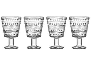 Стакан для питья Iittala Kastehelmi, 26cl прозрачные, 4шт. цена и информация | Стаканы, фужеры, кувшины | hansapost.ee