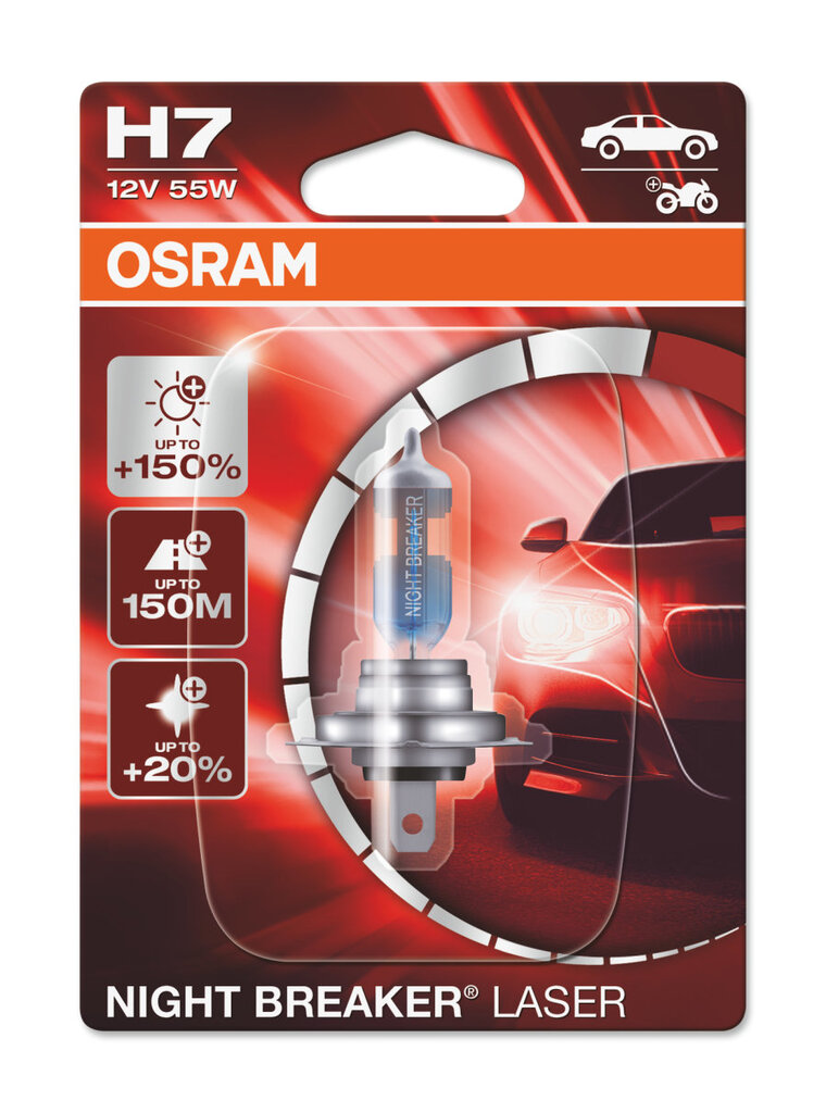 Autopirnid Osram Night Breaker Laser (Next Generation) H7, 1 tk цена и информация | Autopirnid | hansapost.ee
