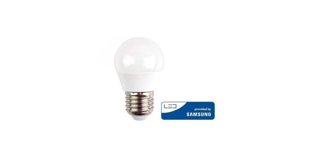 5,5W LED pirn V-TAC, E27, G45, 3000K LED SAMSUNG diood цена и информация | Lambipirnid ja LED-pirnid | hansapost.ee