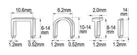 Klambripüstol Yato 6–14 mm YT-7001 hind ja info | Käsitööriistad | hansapost.ee