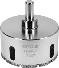 Алмазная головка для сверления Yato Ø 68 мм (YT-60433) цена и информация | Механические инструменты | hansapost.ee