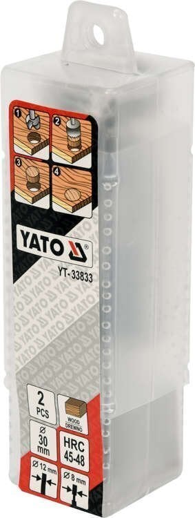 Frees-korgipuur puidule HRC 2tk d-35mm Yato (YT-33834) hind ja info | Käsitööriistad | hansapost.ee
