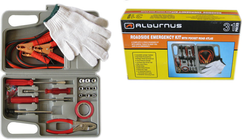 Auto tööriistakomplekt Alburnus Emergency Kit, 31 osa hind ja info | Lisatarvikud | hansapost.ee