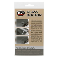 Набор для удаления трещин на стеклах K2 Glass Doctor цена и информация | Дополнительные принадлежности | hansapost.ee