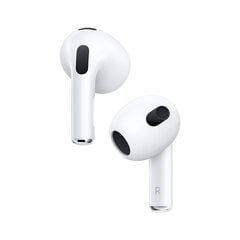 Apple AirPods (3rd generation) with MagSafe Charging Case - MME73ZM/A цена и информация | Наушники | hansapost.ee