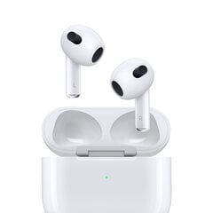 Apple AirPods (3rd generation) with MagSafe Charging Case - MME73ZM/A hind ja info | Kõrvaklapid | hansapost.ee