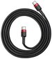 Baseus Cafule PD2.0 100 W välklamp laadimine USB Type-C kaabli jaoks (20V 5A) 2m punane + must hind ja info | Mobiiltelefonide kaablid | hansapost.ee