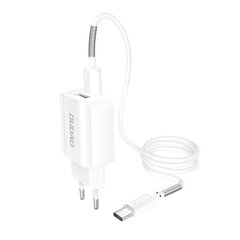 Telefonilaadija Dudao 2x USB Home Travel EU 5V/2.4A (A2EU + Type-c) hind ja info | Laadijad mobiiltelefonidele | hansapost.ee