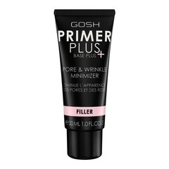 Основа макияжа Gosh Primer Plus+ Pore & Wrinkle Minimizer 30 мл, 006 цена и информация | Пудры, базы под макияж | hansapost.ee