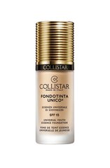 Жидкая база под макияж Collistar Unico Youth Essence SPF 15 30 мл цена и информация | Пудры, базы под макияж | hansapost.ee