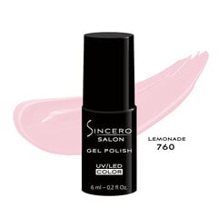 Geelküünelakk "Sincero Salon", 6 ml, Lemonade, 760 цена и информация | Лаки, укрепители для ногтей | hansapost.ee