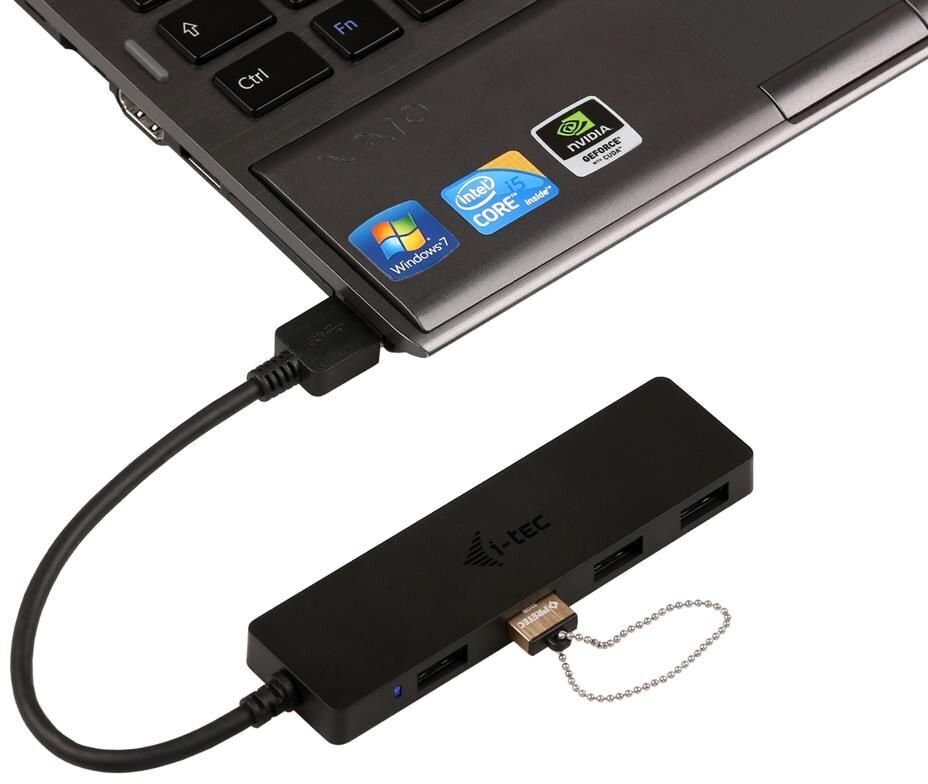 USB-jaotur i-Tec U3HUB404 hind ja info | USB adapterid ja jagajad | hansapost.ee