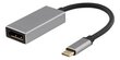 Adapter Deltaco USB-C - DisplayPort цена и информация | USB adapterid ja jagajad | hansapost.ee