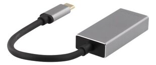 Adapter Deltaco USB-C - DisplayPort цена и информация | Адаптеры, USB-разветвители | hansapost.ee