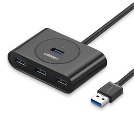 Ugreen CR113 USB 3.0 jaotur 0,5 m must цена и информация | Адаптеры и USB-hub | hansapost.ee