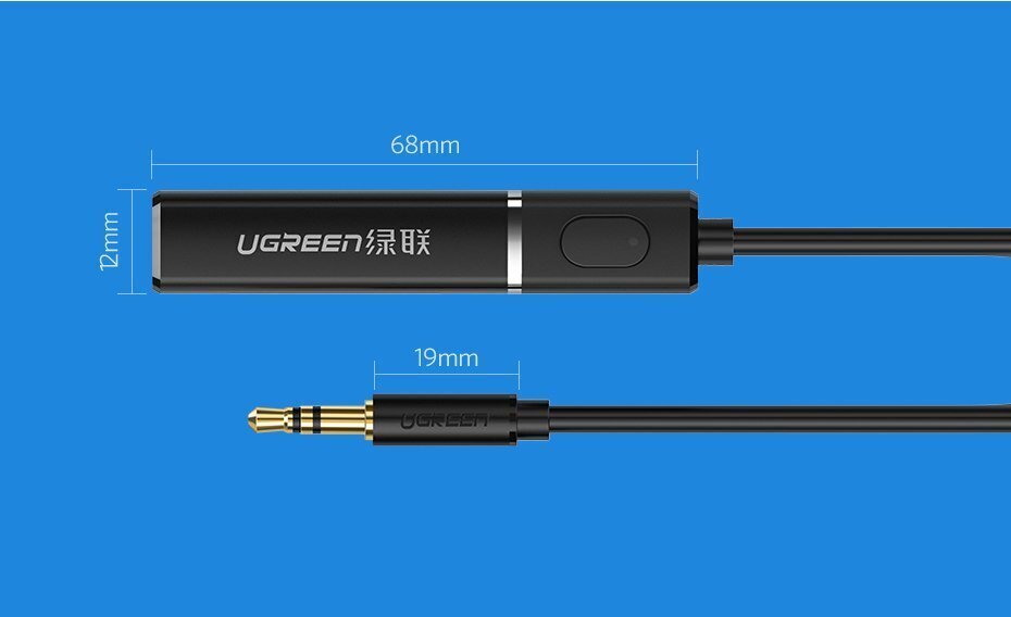 Ugreen CM107 Bluetooth 5.0 adapter, aptX, must hind ja info | USB adapterid ja jagajad | hansapost.ee