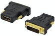 RoGer Universal Adapter HDMI > DVI Black цена и информация | USB adapterid ja jagajad | hansapost.ee