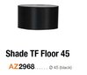 Põrandalambi kuppel Azzardo Shade TF 45 Black цена и информация | Põrandalambid | hansapost.ee
