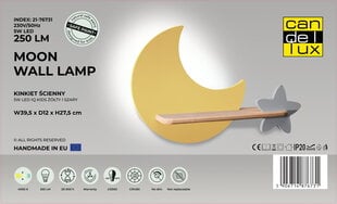 Candellux настенный детский LED светильник Луна цена и информация | Детские светильники | hansapost.ee