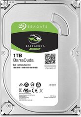 Seagate BarraCuda 1TB 6Gb/s SATA, ST1000DM010 цена и информация | Внутренние жёсткие диски (HDD, SSD, Hybrid) | hansapost.ee